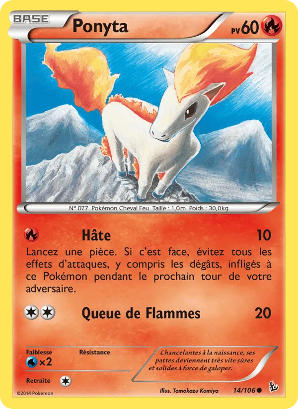 Ponyta · Étincelles 14/106