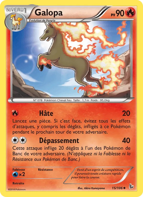 Galopa · Étincelles 15/106