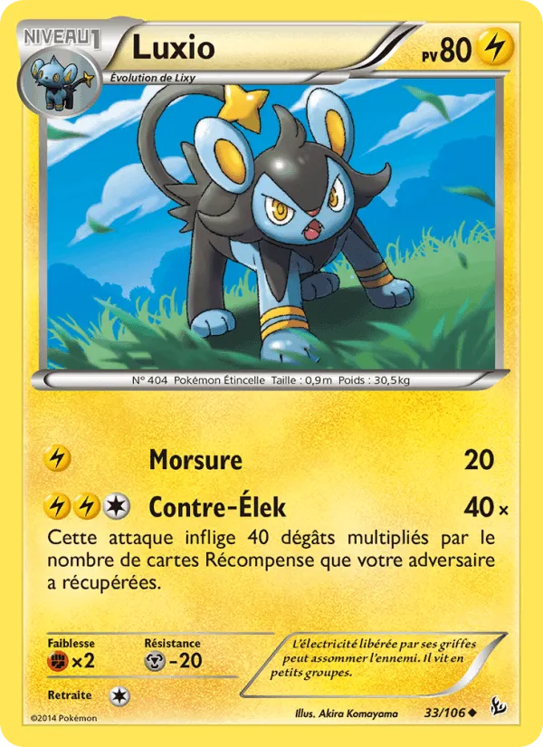 Luxio · Étincelles 33/106