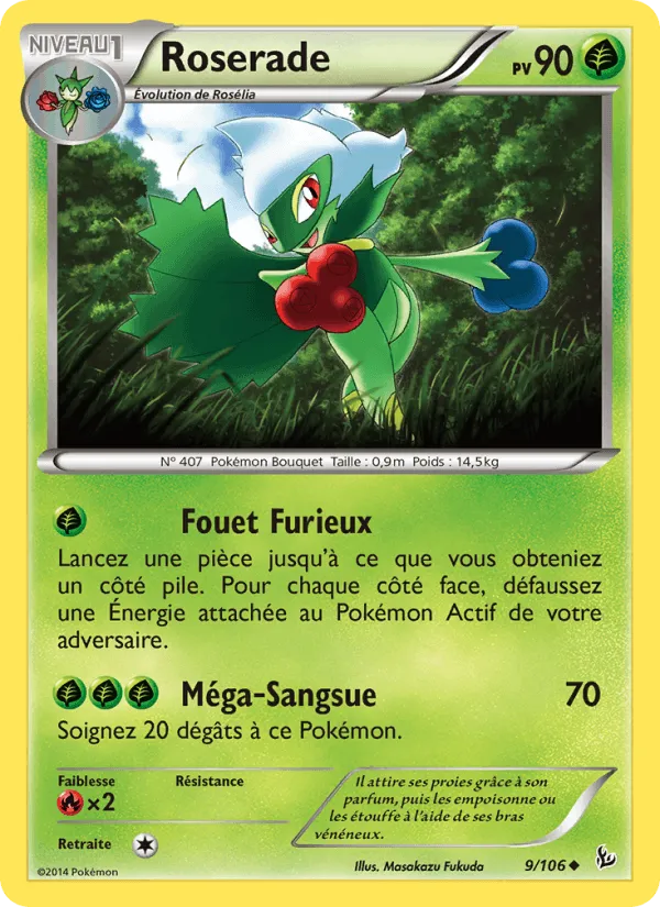 Roserade · Étincelles 9/106