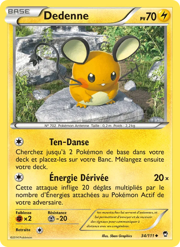 Dedenne · Poings Furieux 34/111