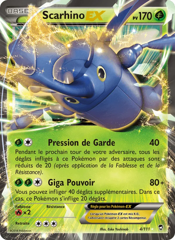 Scarhino EX · Poings Furieux 4/111
