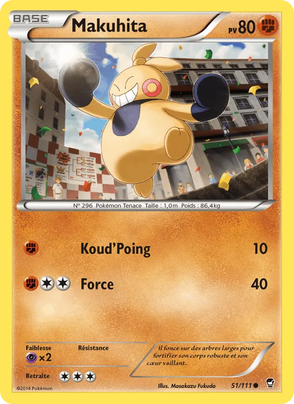 Makuhita · Poings Furieux 51/111