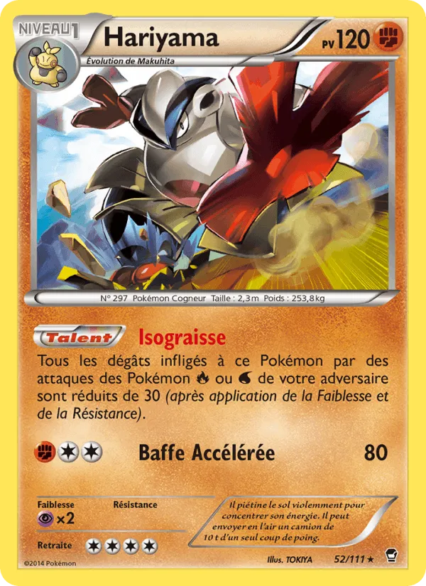 Hariyama · Poings Furieux 52/111