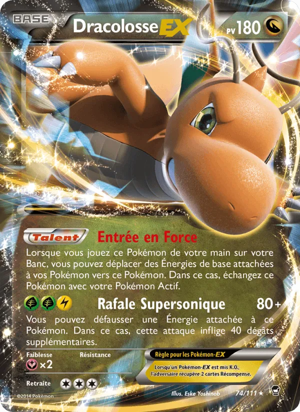 Dracolosse EX · Poings Furieux 74/111