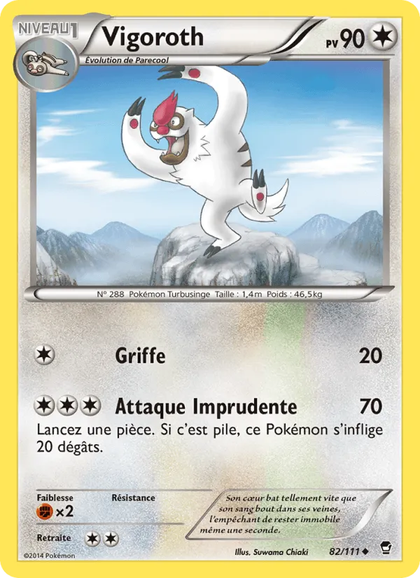 Vigoroth · Poings Furieux 82/111