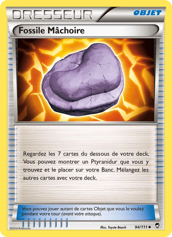 Fossile Mâchoire · Poings Furieux 94/111