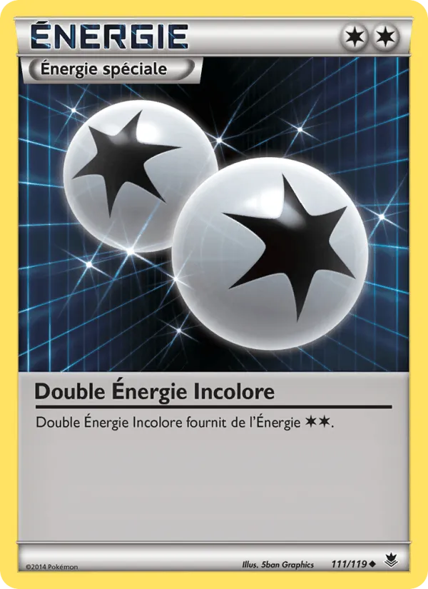 Double Énergie Incolore · Vigueur Spectrale 111/119