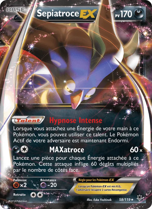 Sepiatroce EX · Vigueur Spectrale 58/119