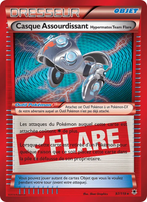 Casque Assourdissant Hypermatos Team Flare · Vigueur Spectrale 97/119