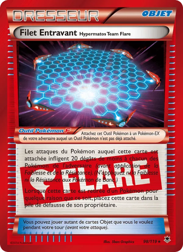 Filet Entravant Hypermatos Team Flare · Vigueur Spectrale 98/119
