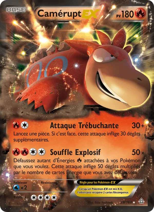 Camérupt EX · Primo-Choc 29/160