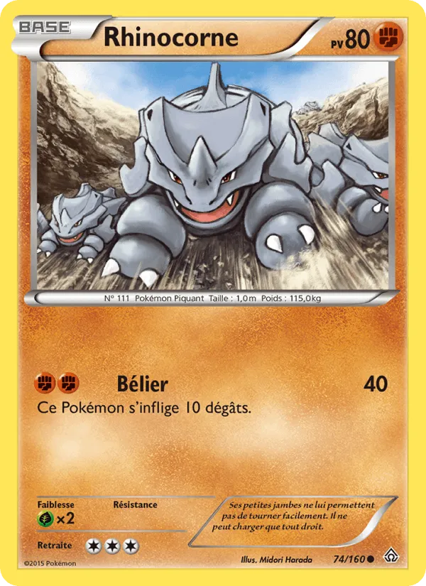 Rhinocorne · Primo-Choc 74/160