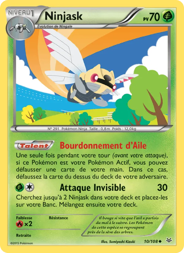 Ninjask · Ciel Rugissant 10/108