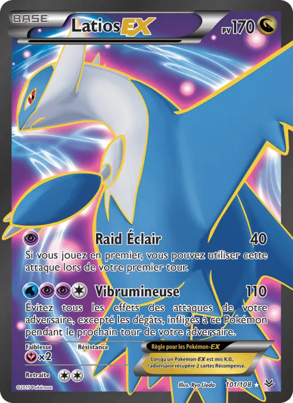 Latios EX · Ciel Rugissant 101/108