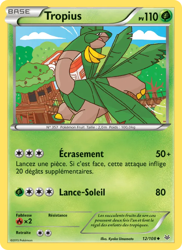 Tropius · Ciel Rugissant 12/108