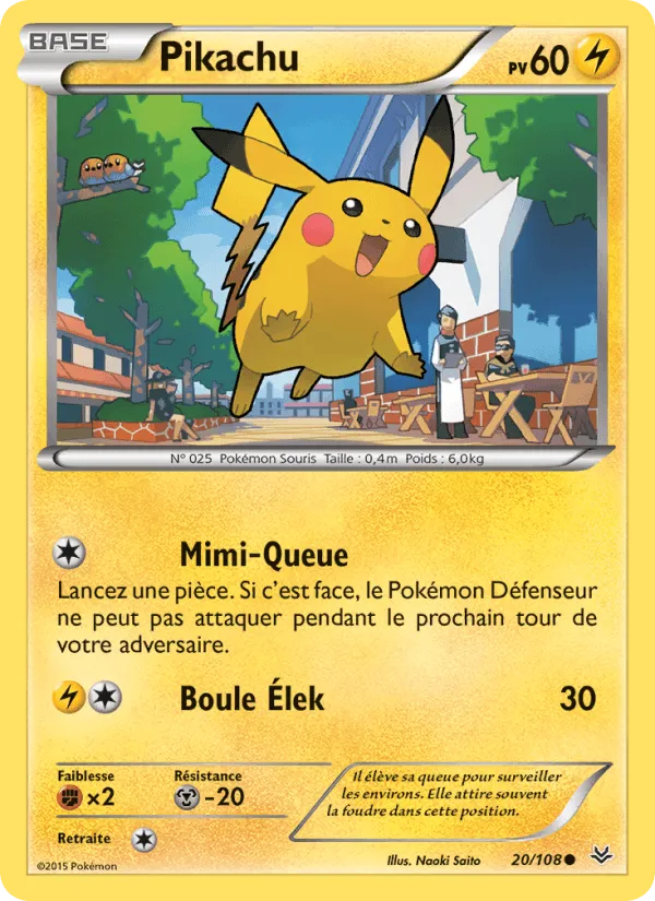Pikachu · Ciel Rugissant 20/108