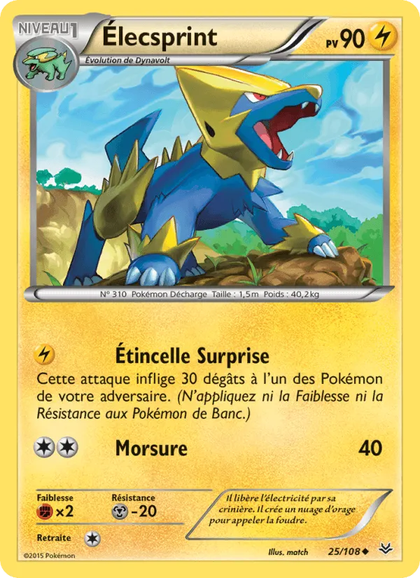 Élecsprint · Ciel Rugissant 25/108