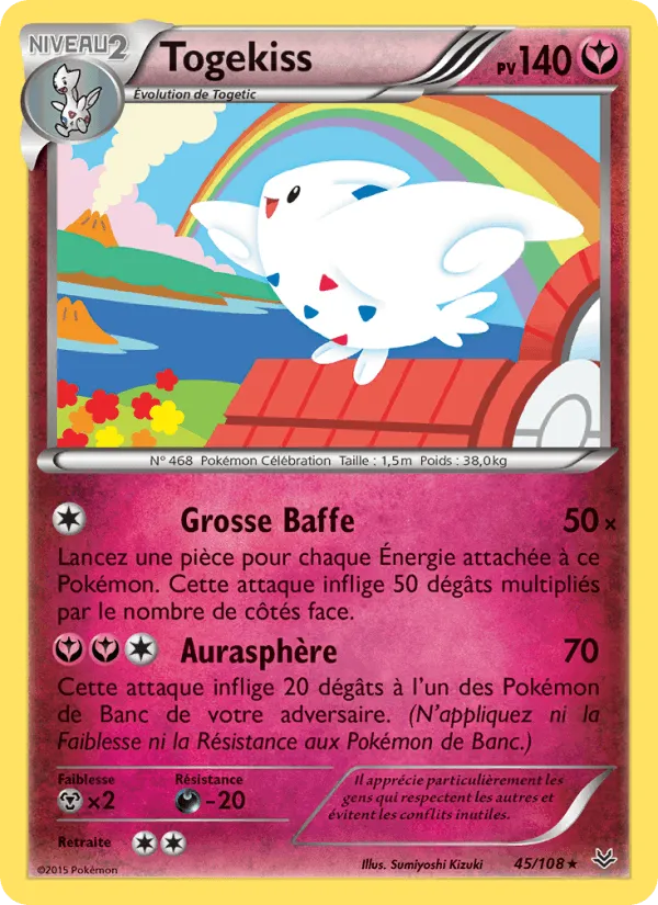 Togekiss · Ciel Rugissant 45/108