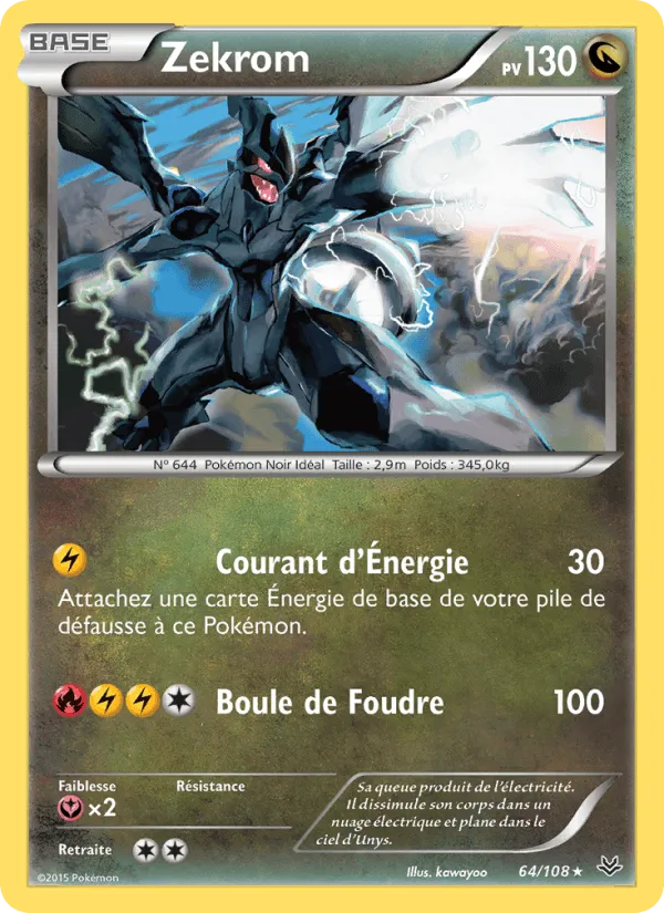 Zekrom · Ciel Rugissant 64/108