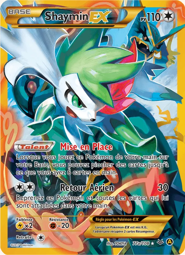 Shaymin EX · Ciel Rugissant 77a/108
