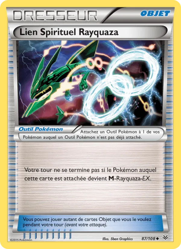 Lien Spirituel Rayquaza · Ciel Rugissant 87/108