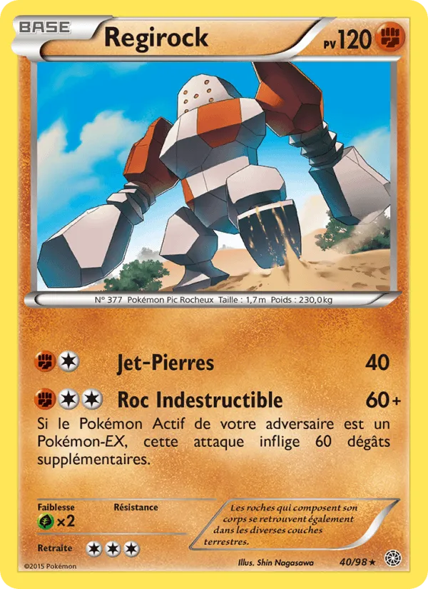 Regirock · Origines Antiques 40/98