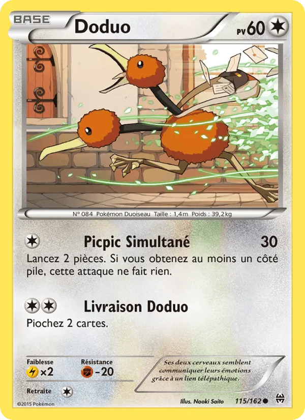 Doduo · Impulsion Turbo 115/162