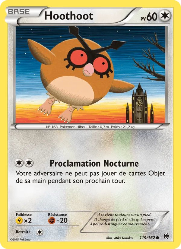 Hoothoot · Impulsion Turbo 119/162