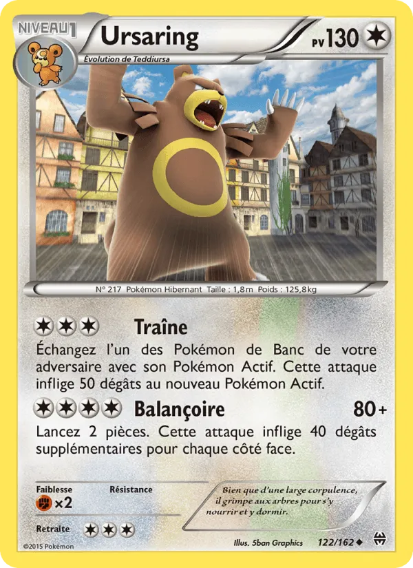 Ursaring · Impulsion Turbo 122/162