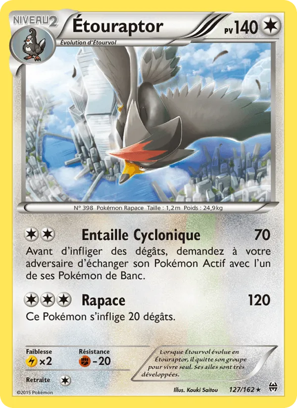 Étouraptor · Impulsion Turbo 127/162