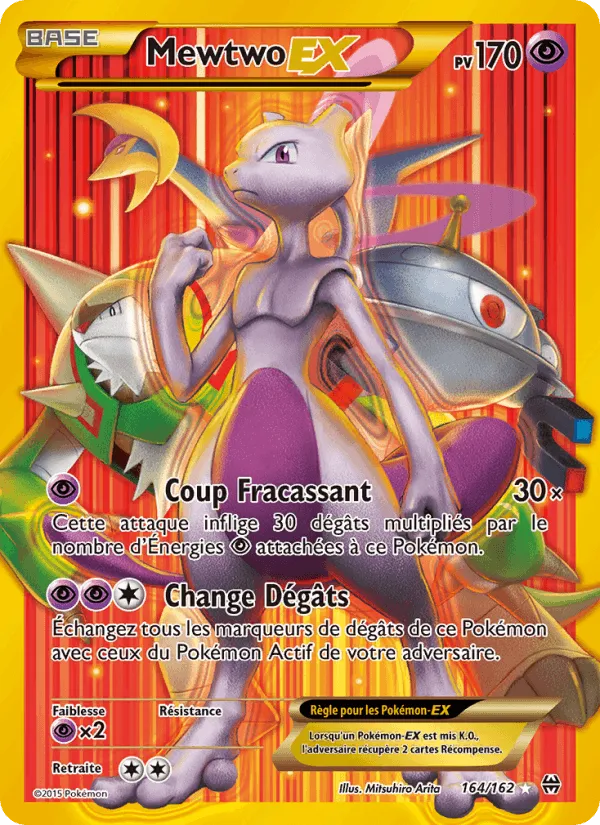 Mewtwo EX · Impulsion Turbo 164/162