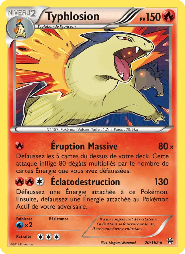 Typhlosion · Impulsion Turbo 20/162
