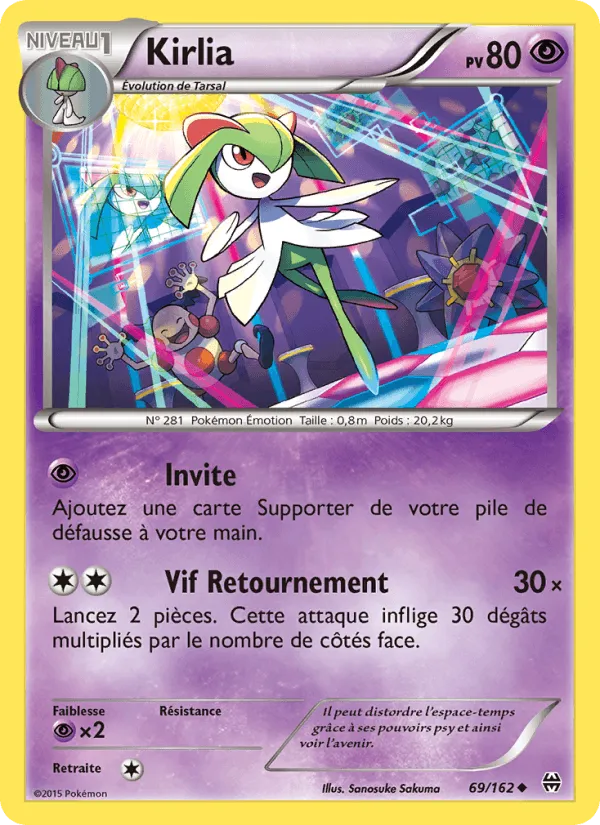 Kirlia · Impulsion Turbo 69/162
