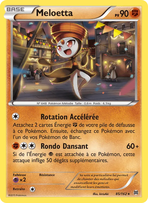 Meloetta · Impulsion Turbo 85/162