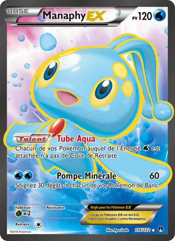 Manaphy EX · Rupture Turbo 116/122