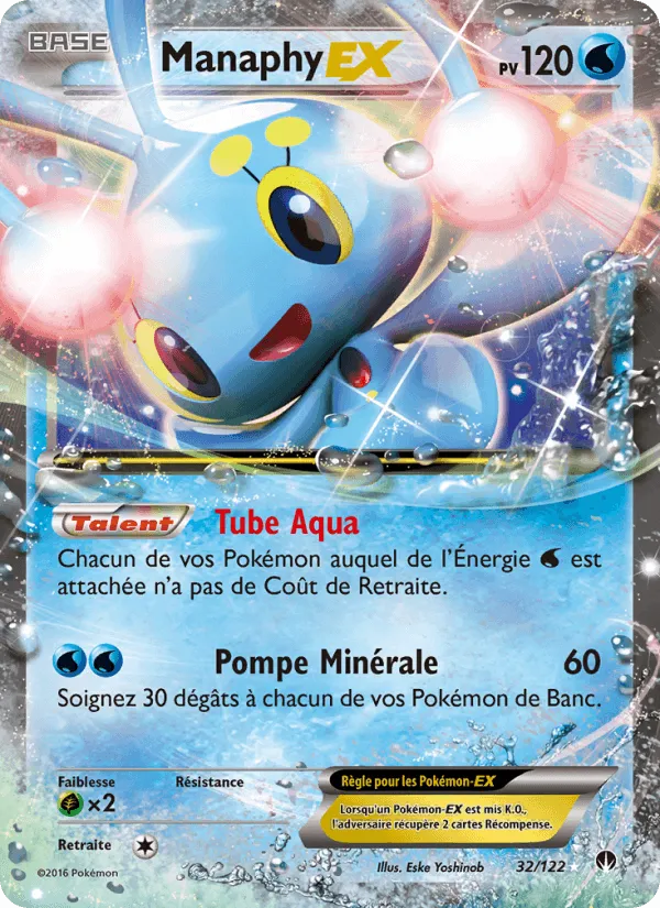 Manaphy EX · Rupture Turbo 32/122