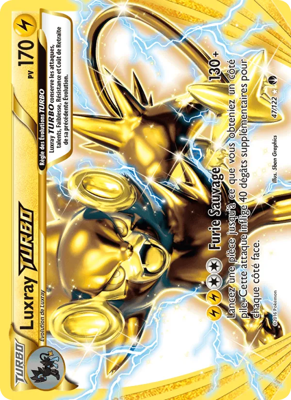 Luxray TURBO · Rupture Turbo 47/122