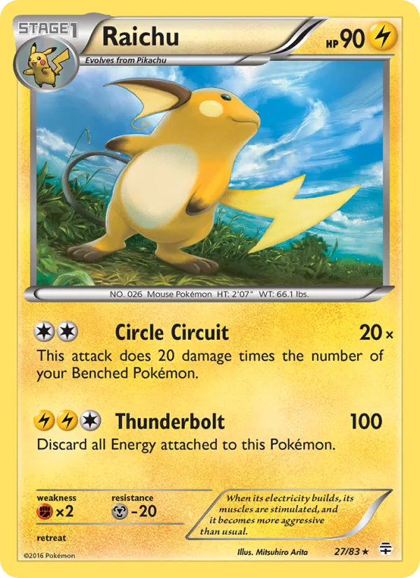 Raichu · Generations 27/83