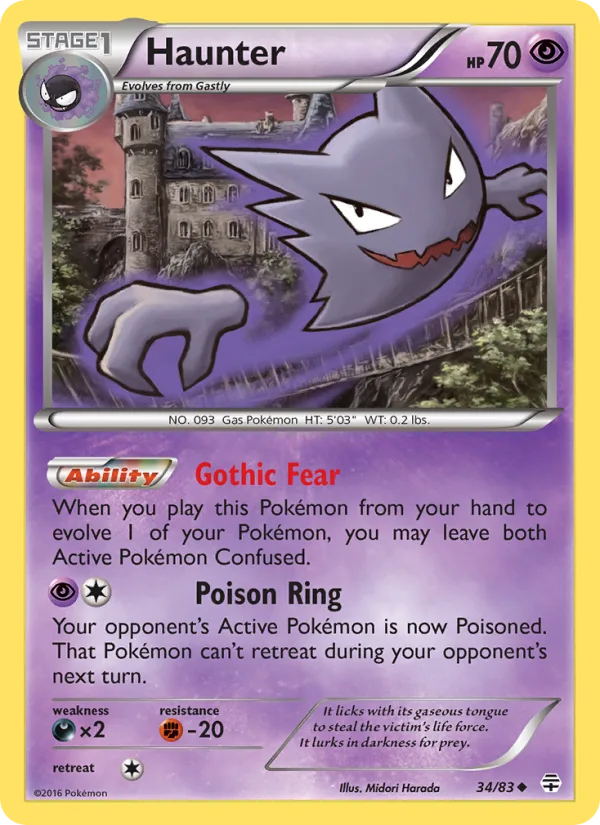 Haunter · Generations 34/83
