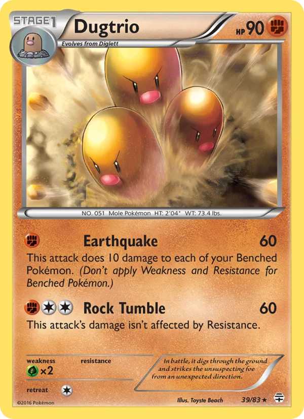 Dugtrio · Generations 39/83