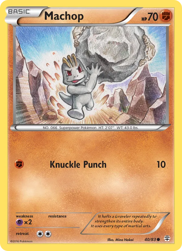 Machop · Generations 40/83