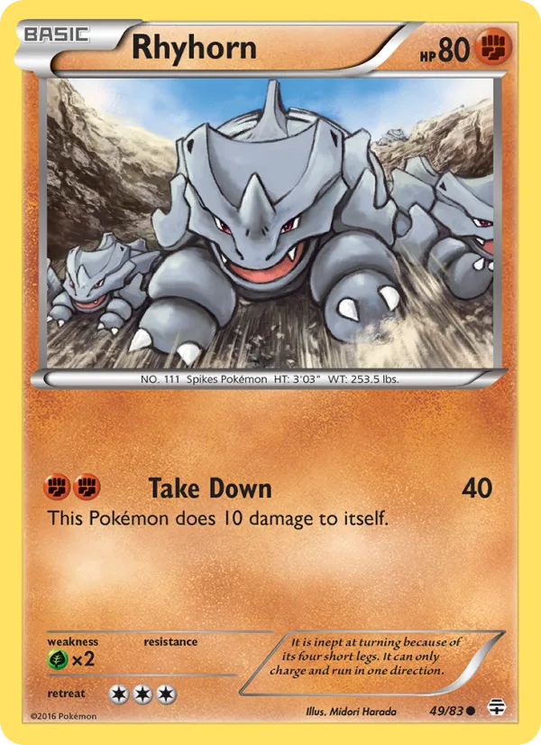 Rhyhorn · Generations 49/83