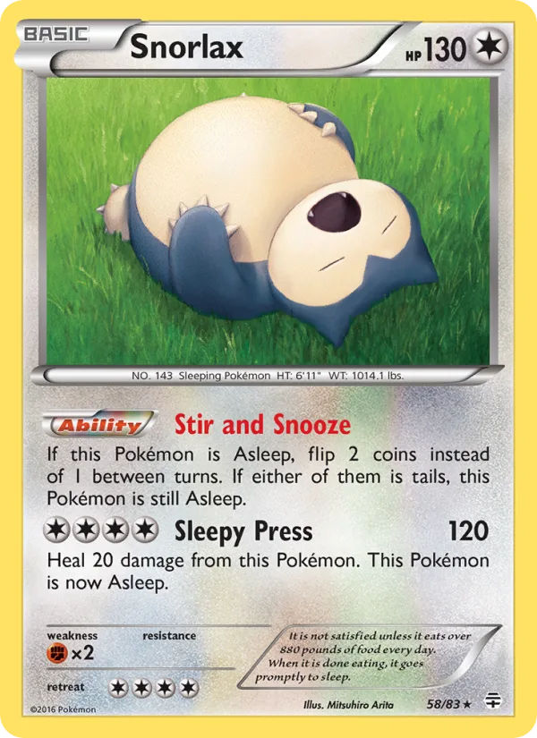 Snorlax · Generations 58/83