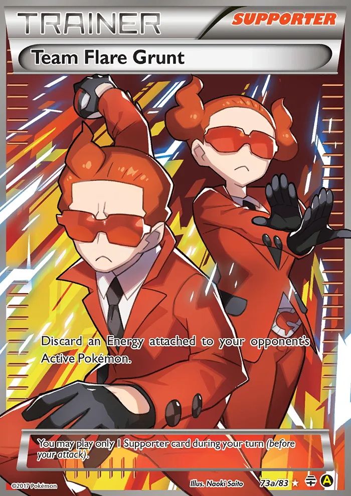 Team Flare Grunt · Generations 73a/83