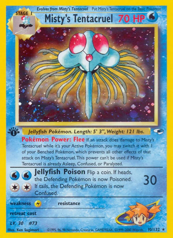 Misty's Tentacruel · Gym Heroes 10/132