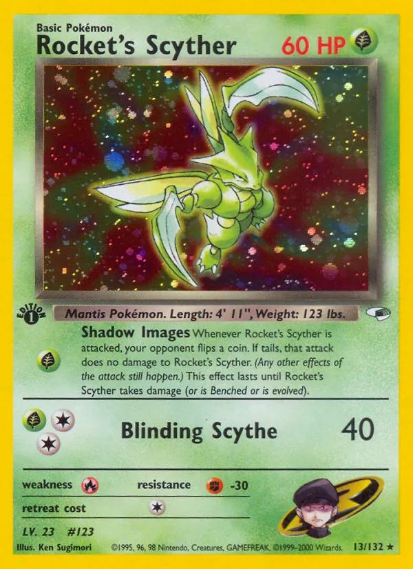 Rocket's Scyther · Gym Heroes 13/132