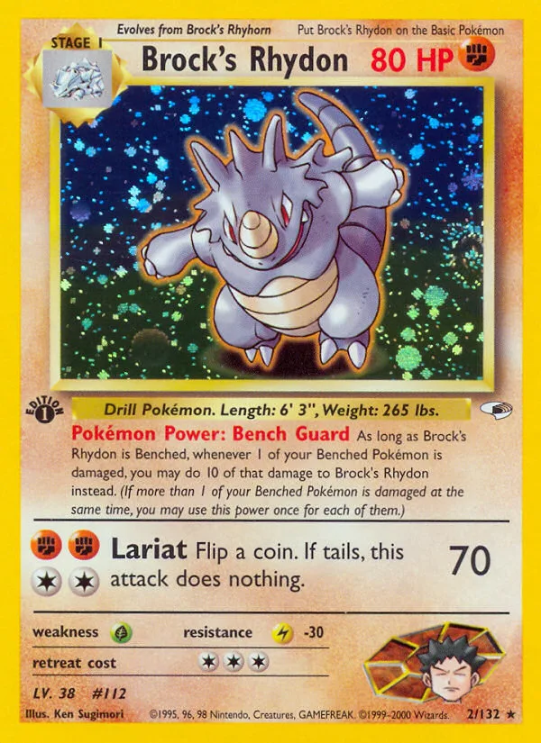 Brock's Rhydon · Gym Heroes 2/132