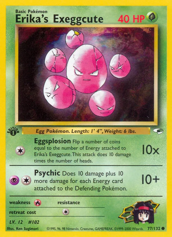 Erika's Exeggcute · Gym Heroes 77/132