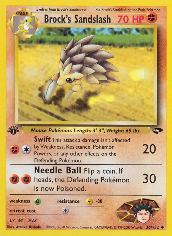 Brock's Sandslash · Gym Challenge 36/132